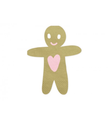 GUARDANAPOS RECORTADOS GINGERBREAD